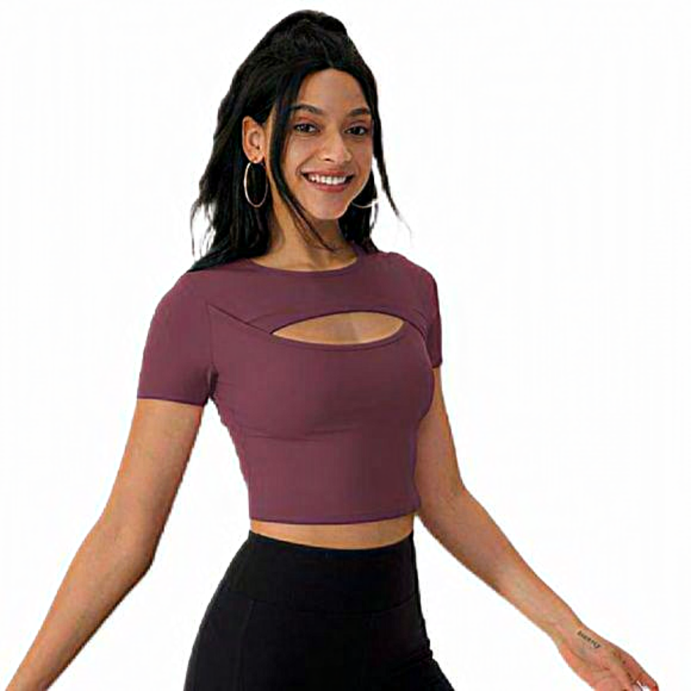 NWOT HALARA‎ CLOUDFUL Cropped Sports Top